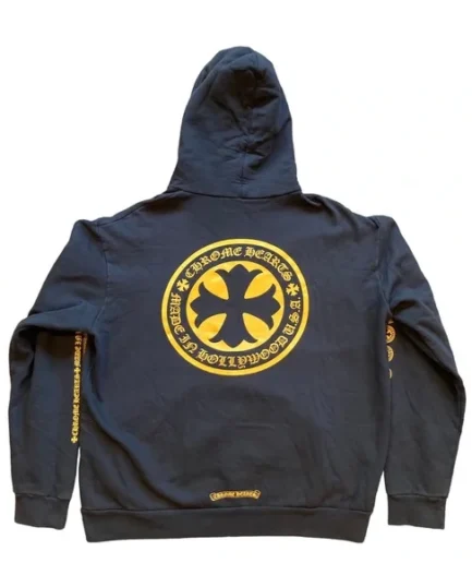 CHROME HEARTS Hoodie Yellow Stamp