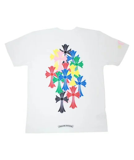 Chrome Hearts Cross Cemetery T-Shirt Multi Color