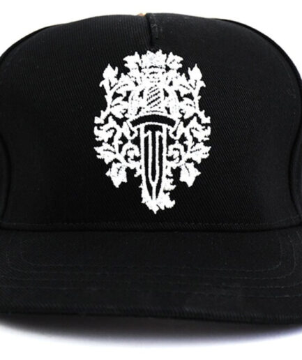 Chrome Hearts Dagger Denim Baseball Hat – Black