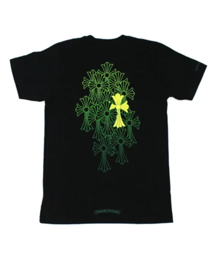 Chrome Hearts Green Gradient Cemetery T-Shirt Black