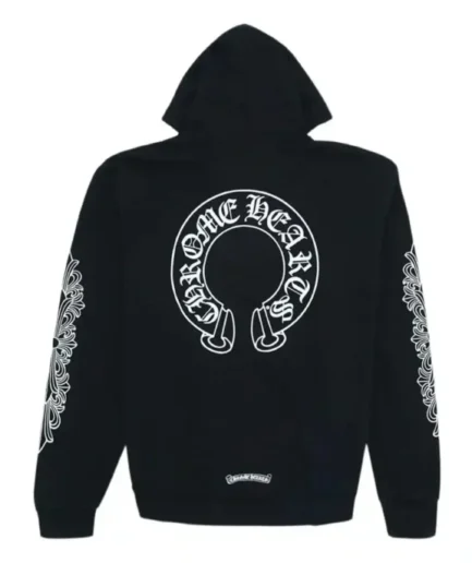 Chrome Hearts Horse Shoe Floral Hoodie