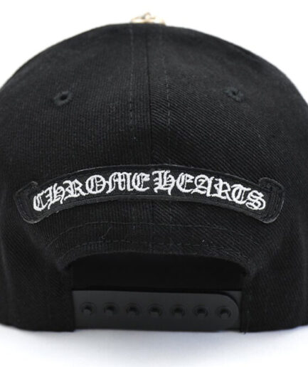 Chrome Hearts Horseshoe Denim Baseball Black Hat