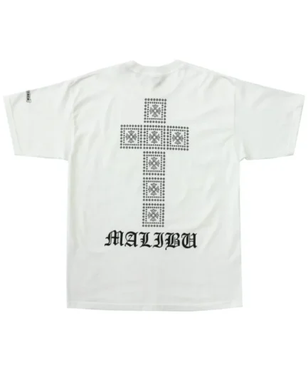 Chrome Hearts Malibu Exclusive Square Cross T-Shirt White