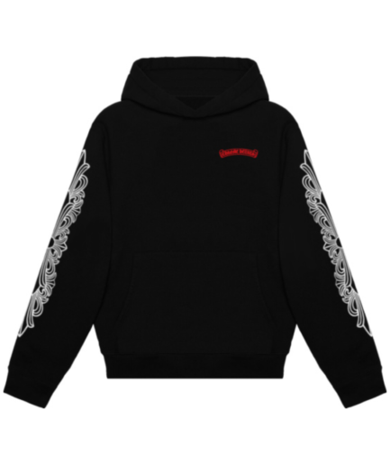 Chrome Hearts Matty Boy Flower Chomper Black Hoodie