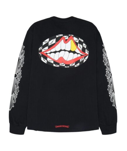 Chrome Hearts Matty Boy Flower Chomper L-S Sweatshirt