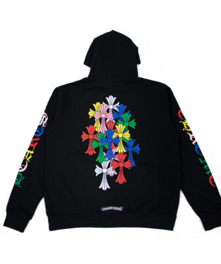 Chrome Hearts Multi Color Cross Cemetery Hoodie