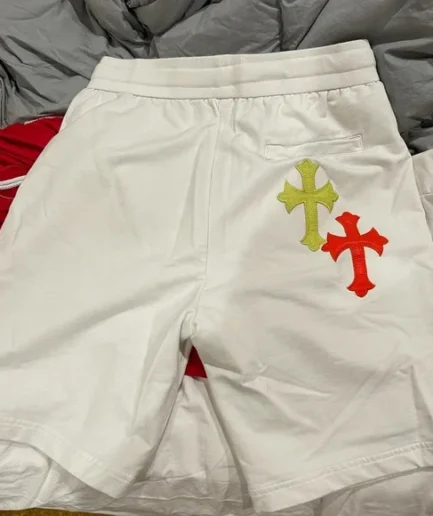 Chrome Hearts Multi Colored Cross Shorts