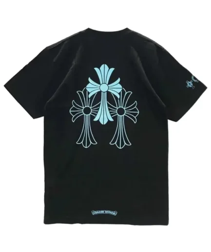 Chrome Hearts Triple Cross Logo T-Shirt Black